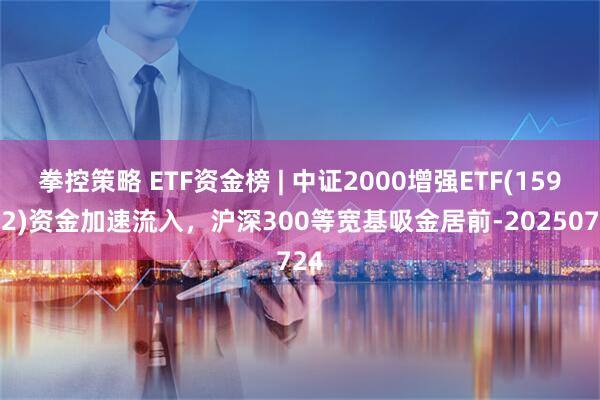 拳控策略 ETF资金榜 | 中证2000增强ETF(159552)资金加速流入,沪深300等宽基吸金居前-20250724